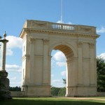 The Corinithian Arch on the main approach to Stowe